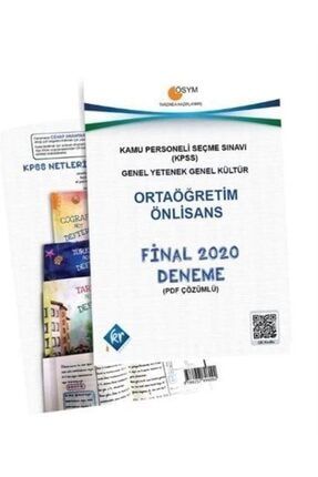 2020 Finali Kpss Ortaöğretim Önlisans Deneme 9786257896092