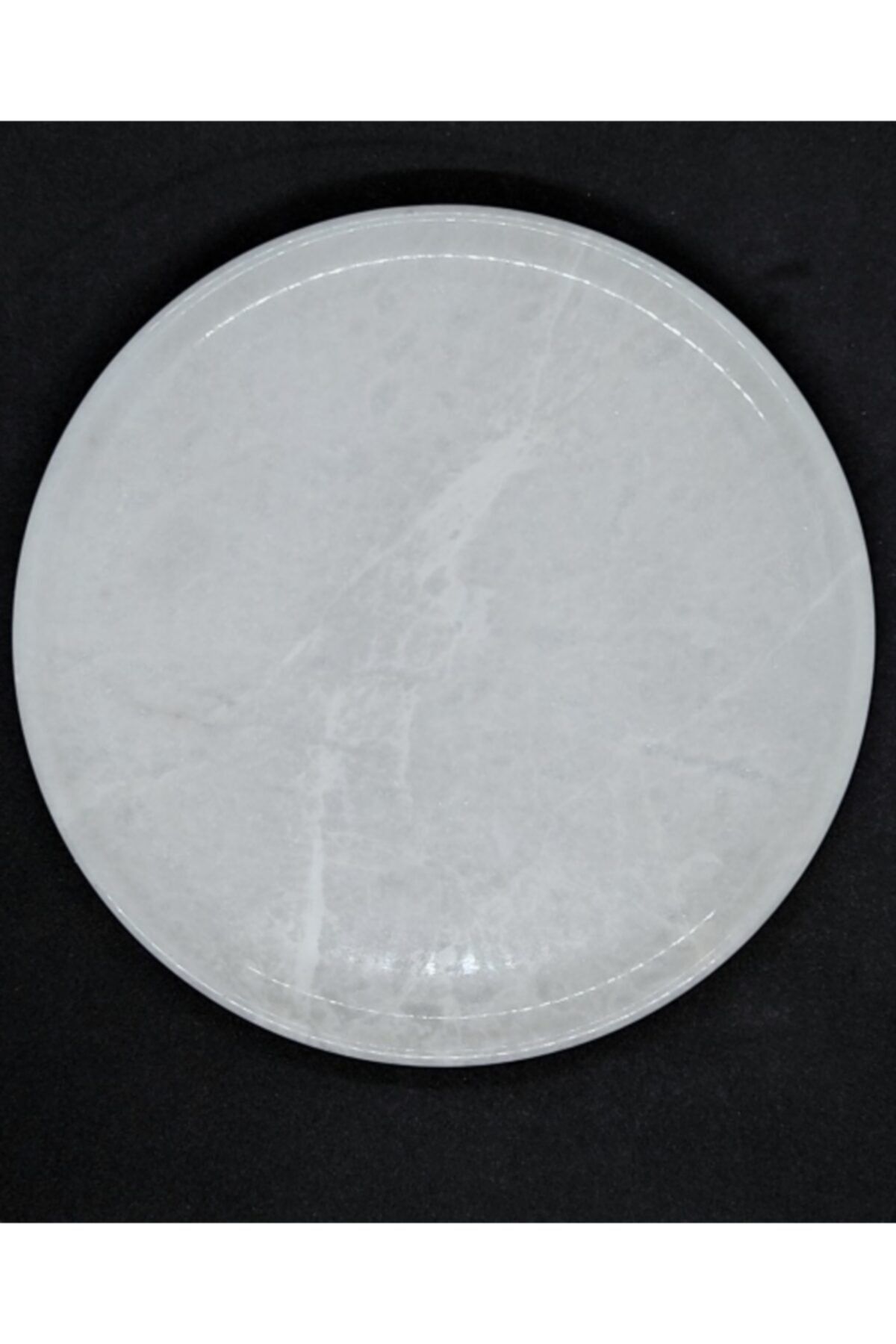 Pergamon-White Marble Presentation Plate White Color Patternless For Presentation or Decorative 4