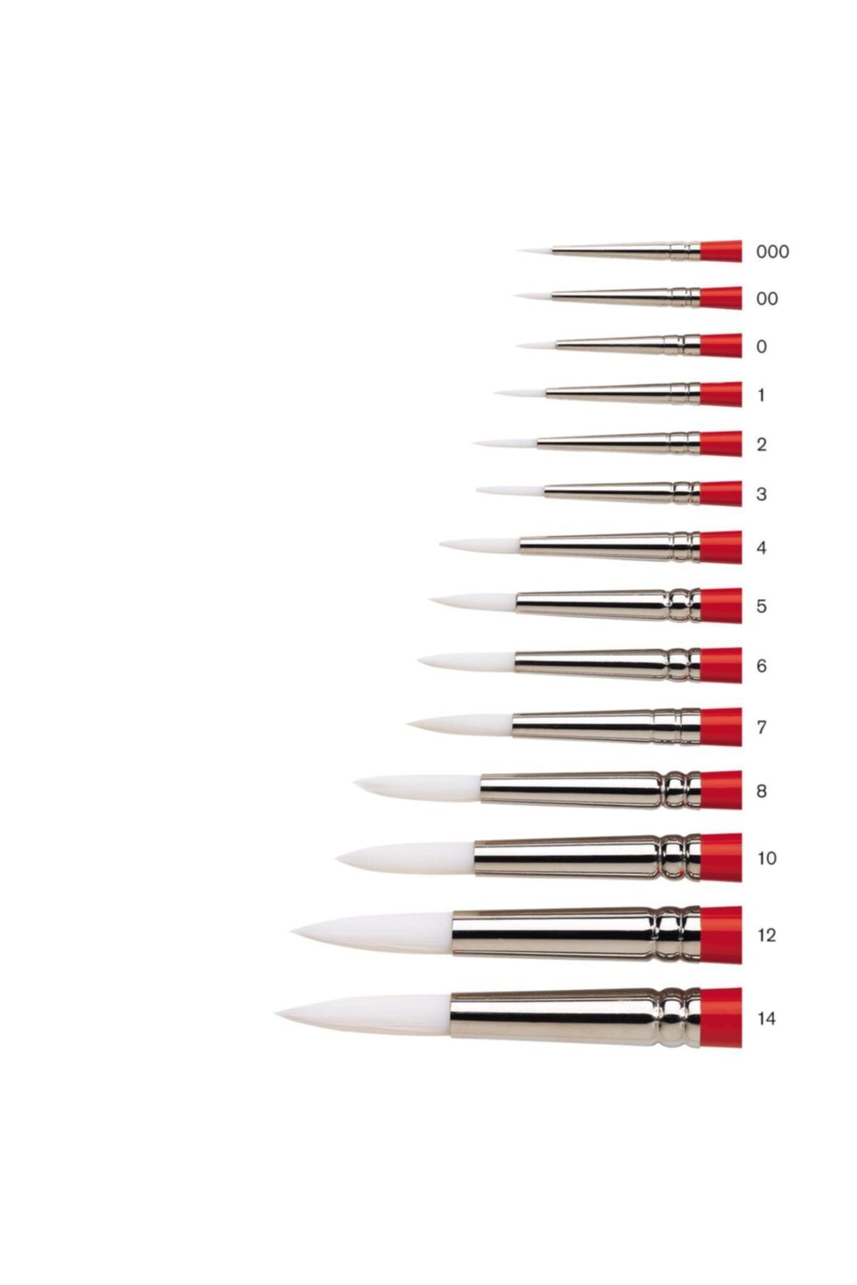 Winsor Newton-Winsor & Newton University 233 Series Short Handle Round Brush N:12 2