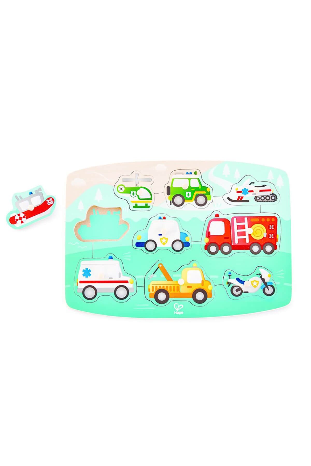 Hape-Emergency Vehicles Puzzle / 2