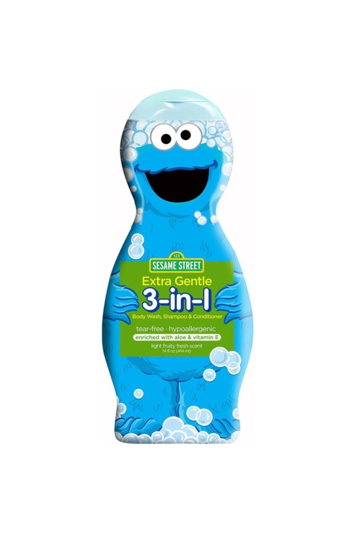 Sesame Street Extra Gentle 3in1 Şampuan 414ml