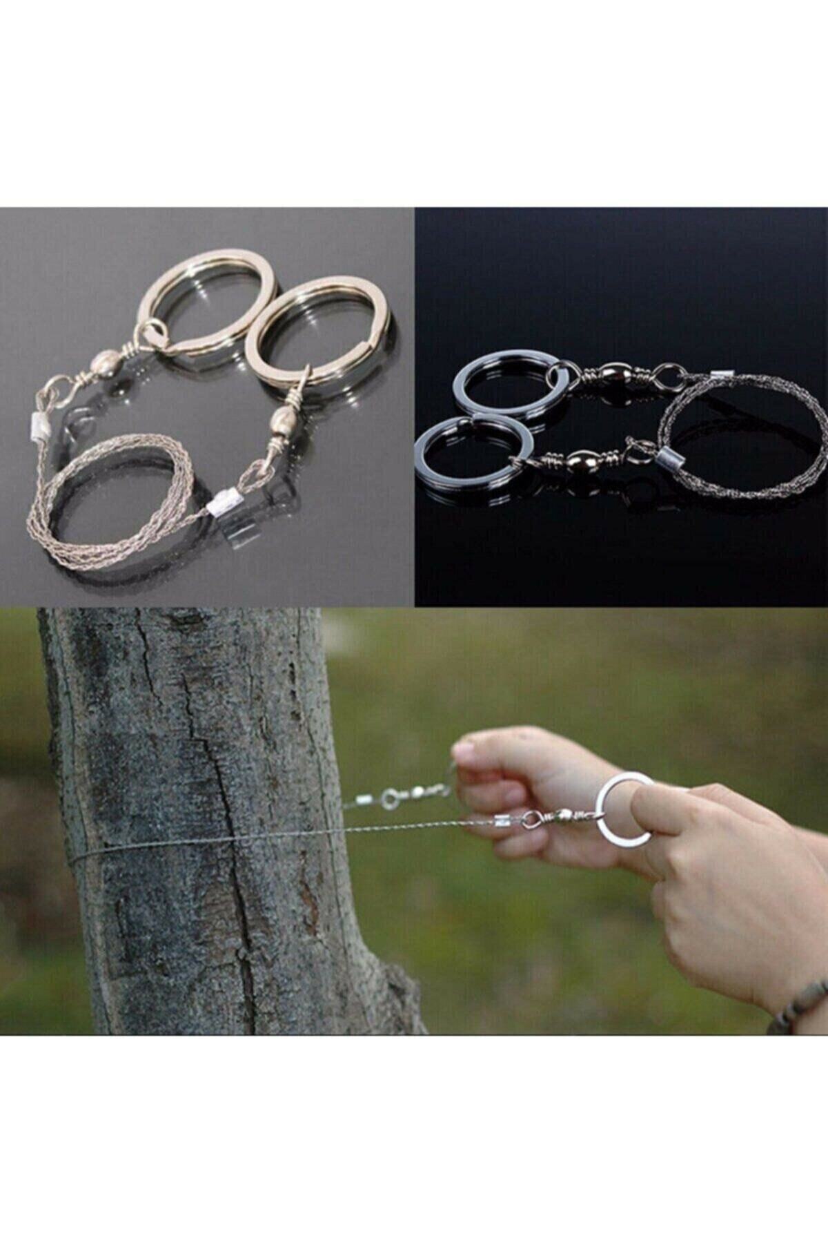 Neler Geldi Neler Taşınabilir Mini Zincir Cep Testeresi Dişli Tel Ahşap Plastik Metal Kıl Testere Kamp Testere