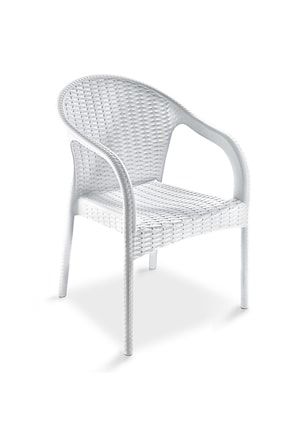Ege Rattan Koltuk & Sandalye | Beyaz HK-725-B