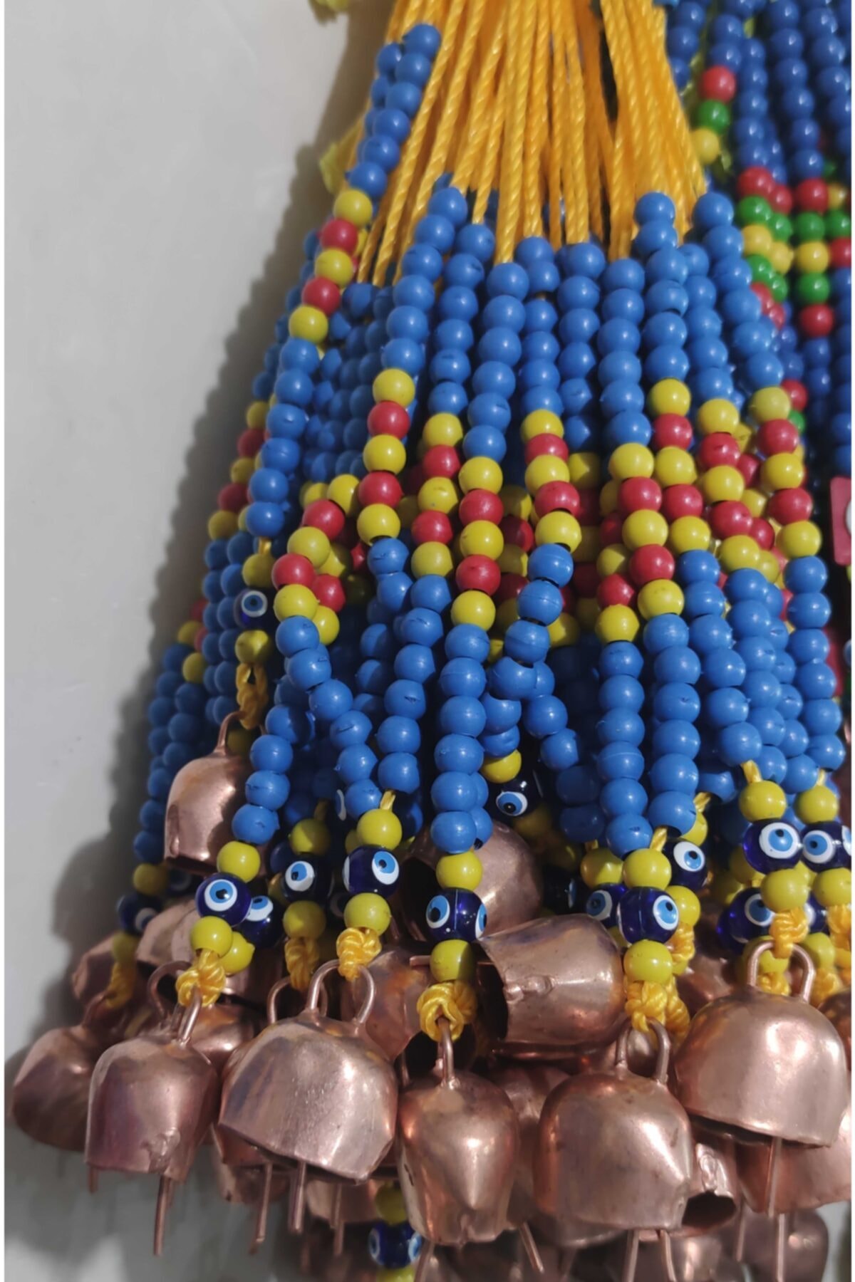 Buzağı Çanlı Boncuklu Boyun Süsü 1 Adet