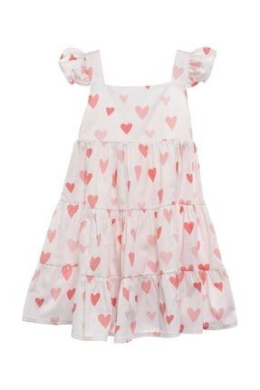 Cotton Hearts Dress- Kalp Desenli Pamuk Elbise 3321