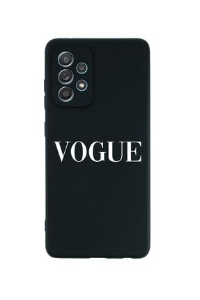 Samsung A52 Uyumlu Vogue Premium Silikonlu Siyah Telefon Kılıfı MCSAMA52LVG