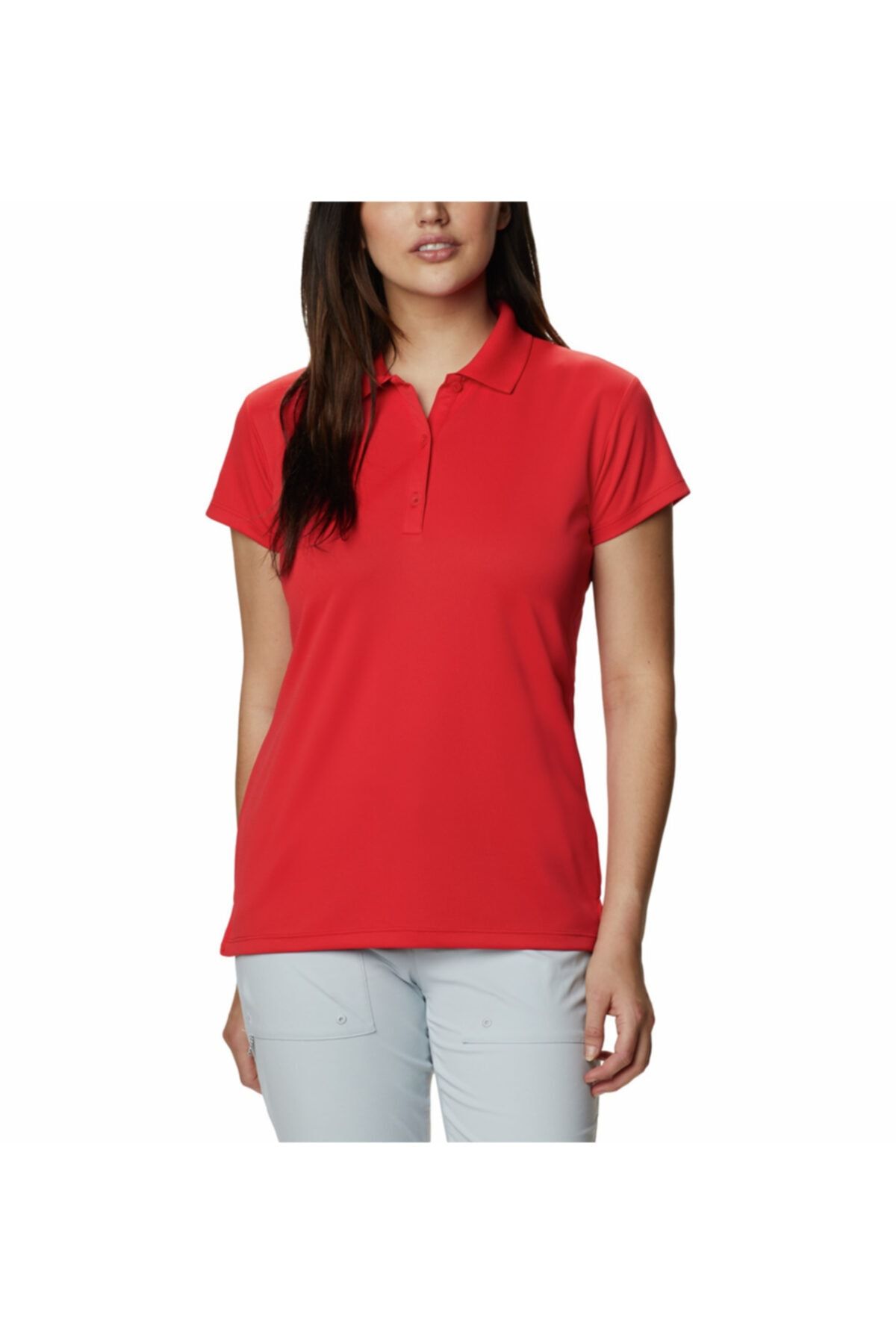 Columbia Kadın Kırmızı Innisfree Polo T-shirt 1395511696