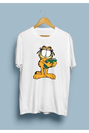 Garfield Kedi Tasarım Baskılı Tişört KRG0951