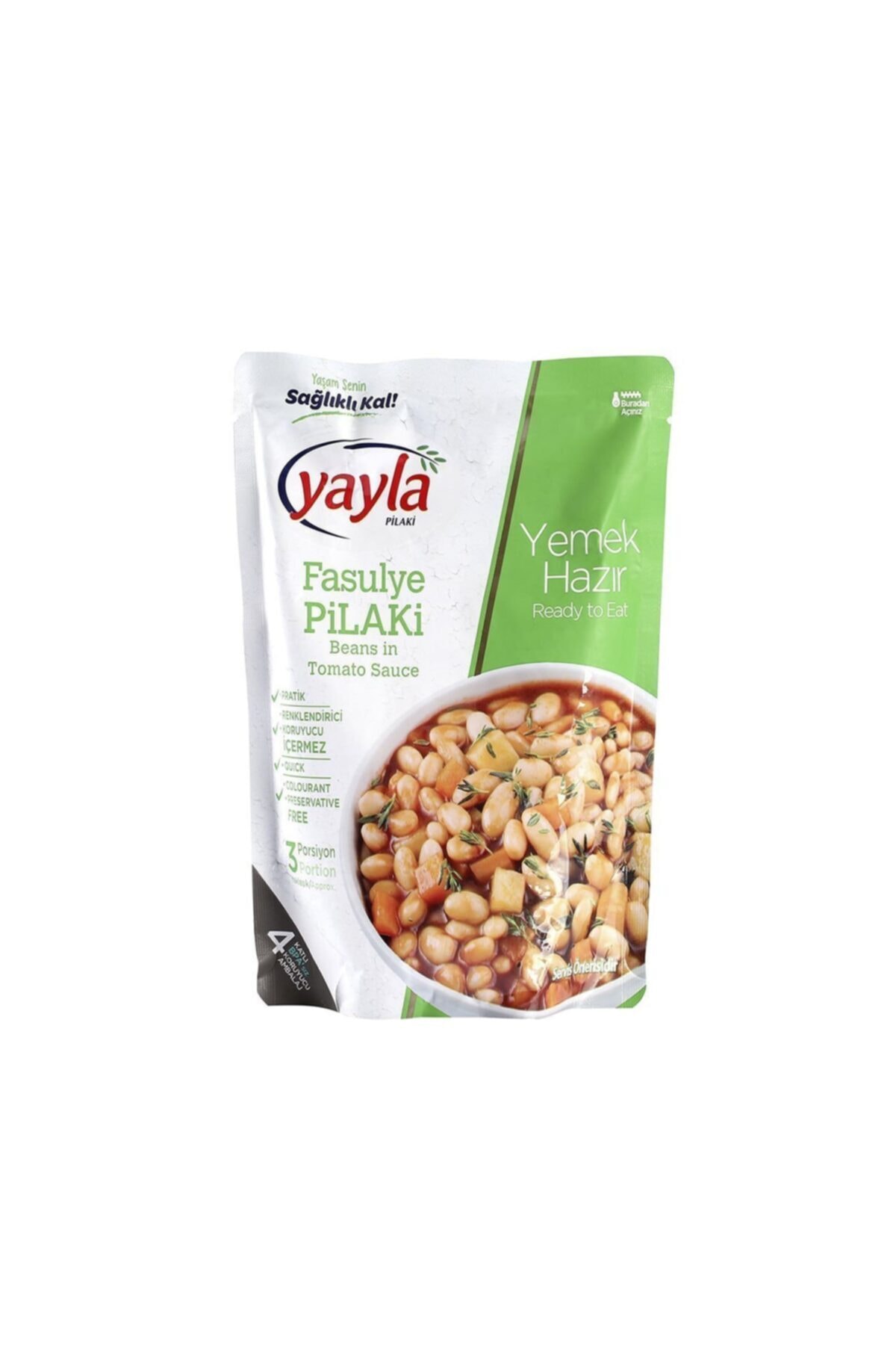 Yayla Yemek Hazır Fasulye Pilaki 400 gr