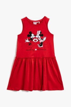 Minnie Mouse Elbise Lisanslı Pamuklu 1YKG87692AK