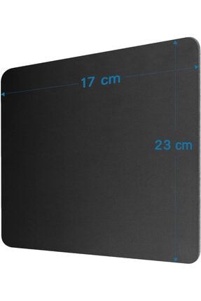 Küçük Boy Mousepad 17x23 Cm (2MM) Siyah Renk AF-0009