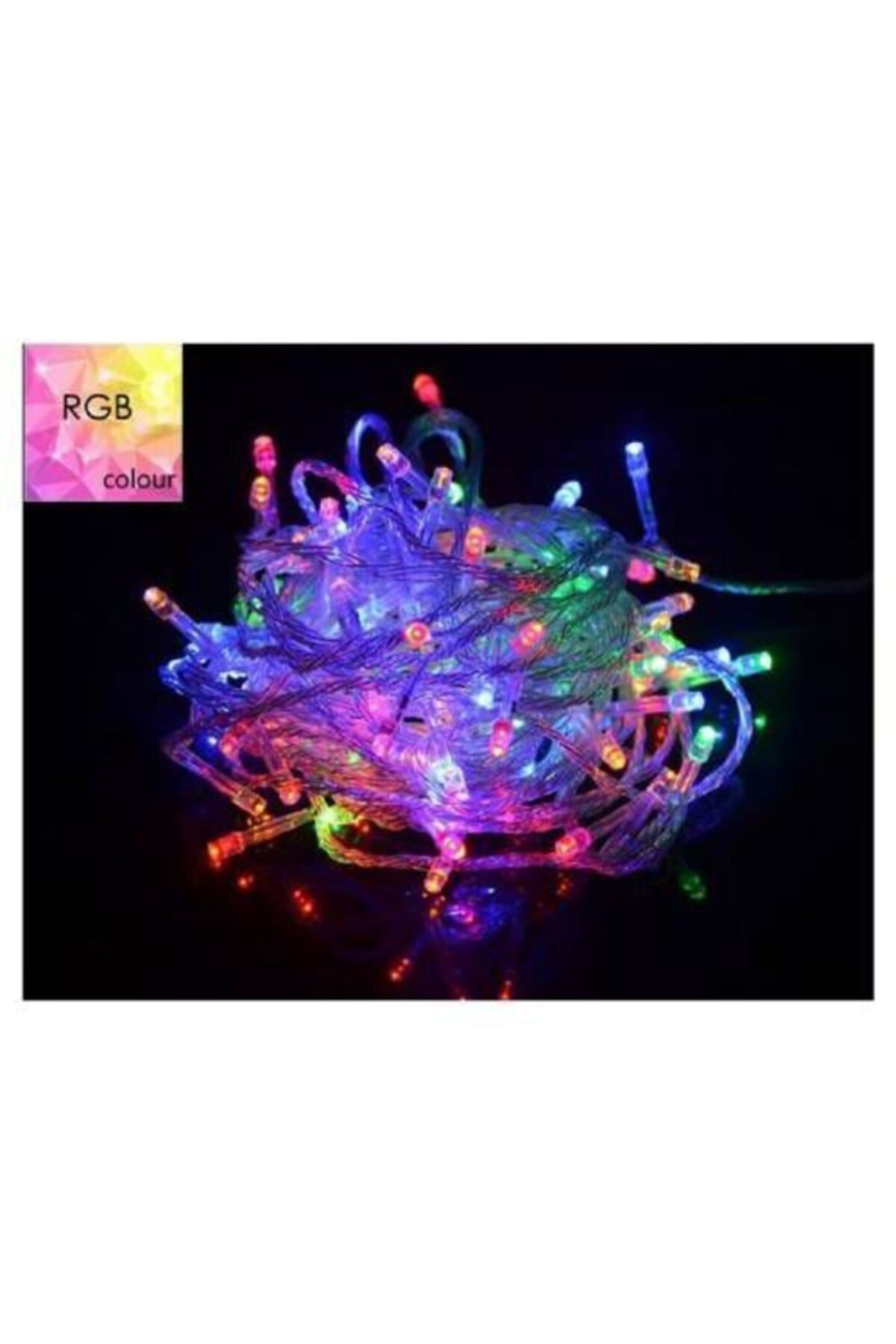 Led Lamp 10 Meters 100 Led Transparent Cable Function Light Decor Multicolor