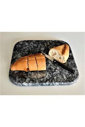 Siyah Mermer Ekmek Et Sebze Vb. Doğrama Taşı pln010094