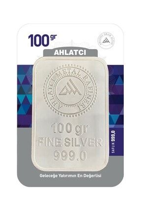 100 Gram Külçe Gümüş Ahl00261