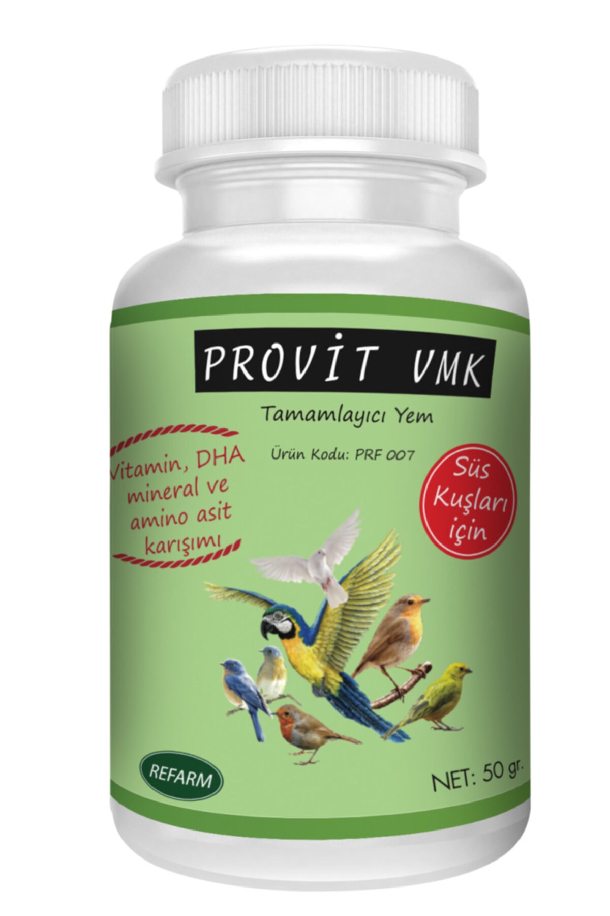 Genel Markalar Refarm Provit VMK Multivitamin DHA Mineral ve Amino Asit Karışımı 50gr
