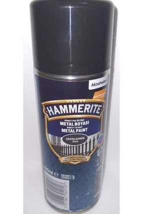 Hammerite Direkt Pas Üstü Çekiçlenmiş Metal Boyası Sprey Siyah 400 ml 126SİYAH