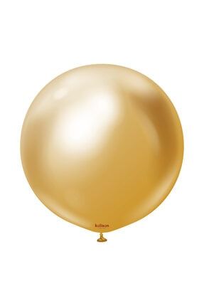 Krom Mirror Jumbo Gold Altın Balon 24 Inç 60 Cm 1 Adet kalisanKromGold24