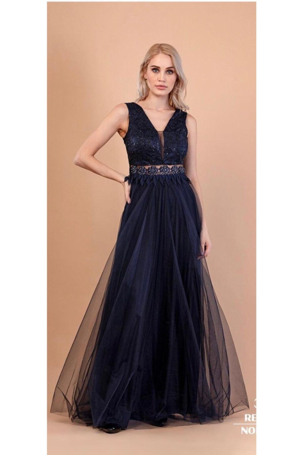 Arin Evening Prom Dress Dark blue