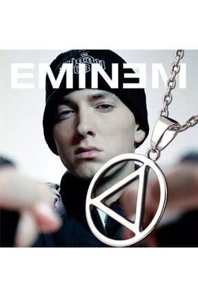 Hiphop Eminem Üçgen Kolye Kly46800