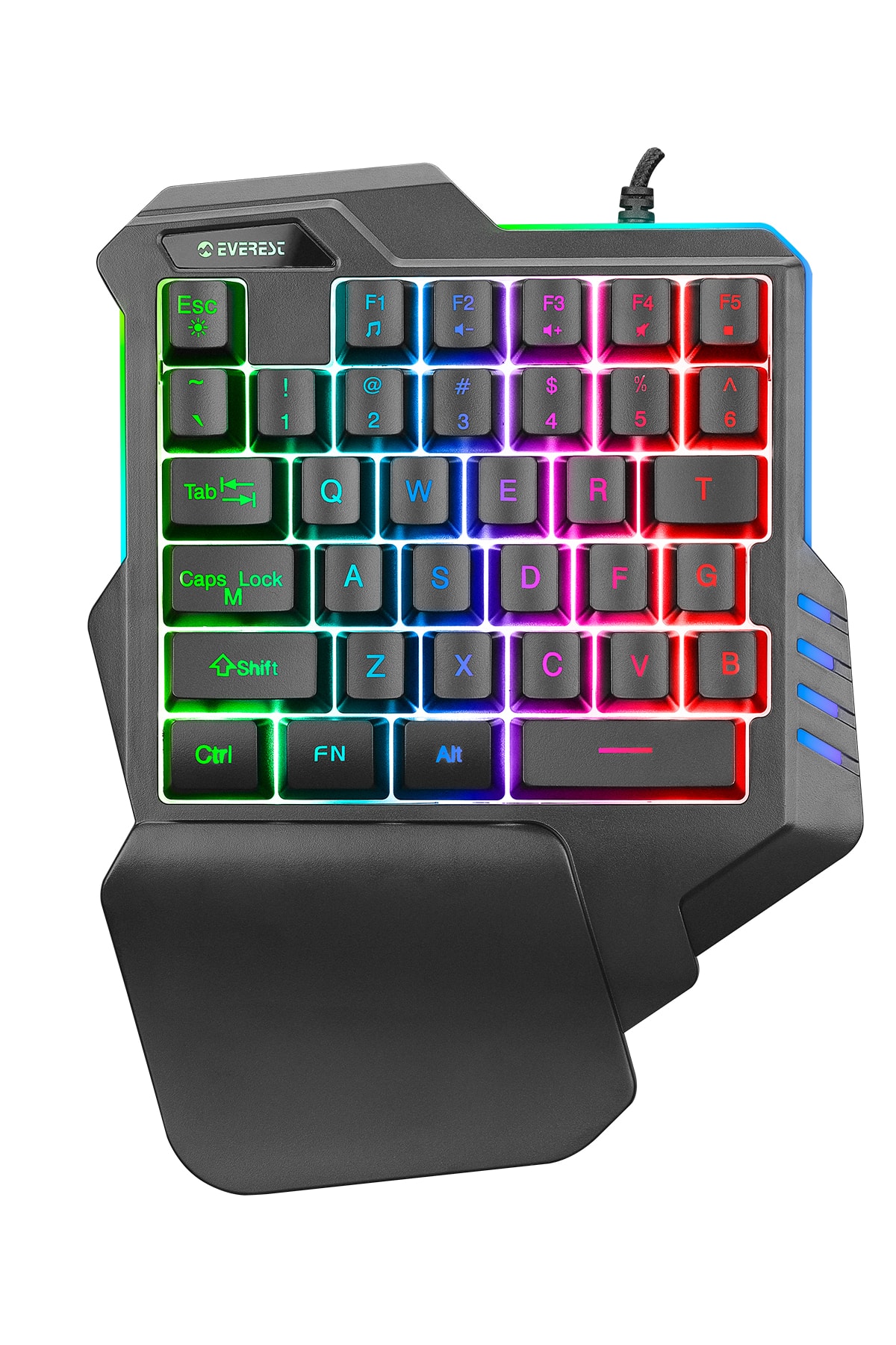 Everest Kb-r177 Salvo Rainbow Rgb Ledli 35 Tuşlu Multimedya Mini Gaming ...