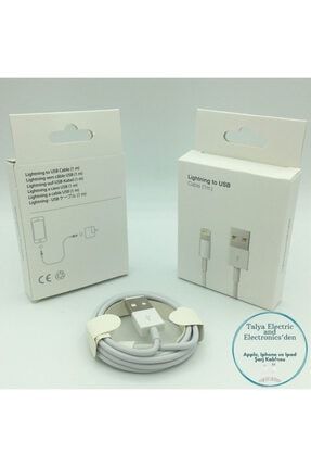 Beyaz Iphone Şarj Aleti Kablosu İthal Lightning Usb Kablosu 1 öt TALYAELEC001
