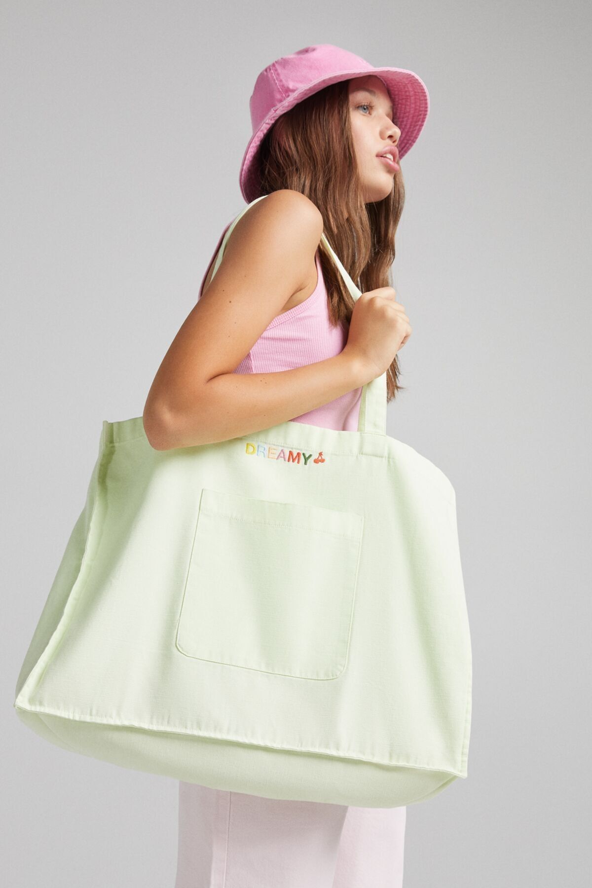 Bershka Kanvas Shopper Çanta Fiyatı, Yorumları - TRENDYOL