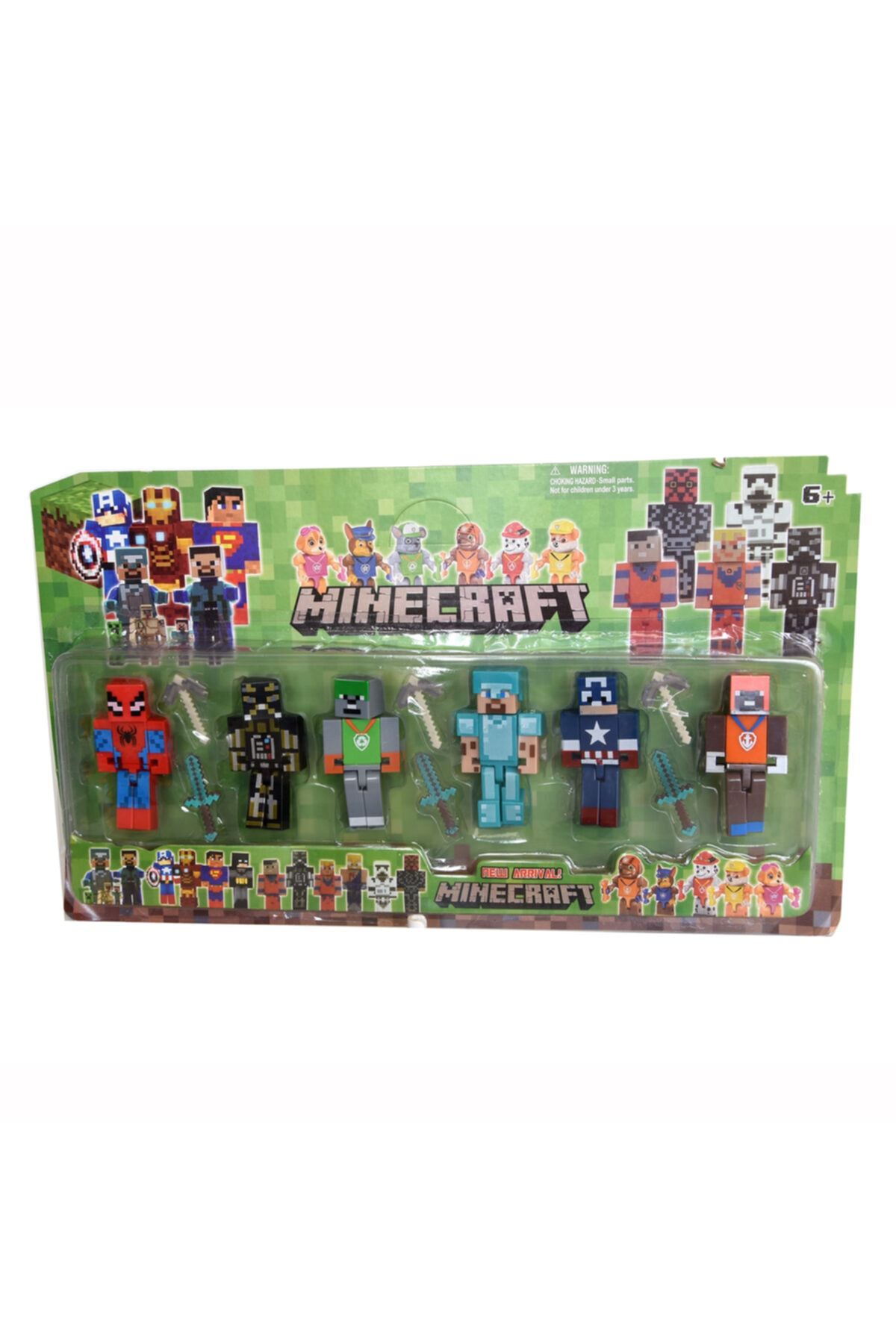Minecraft toys for 6 best sale year olds