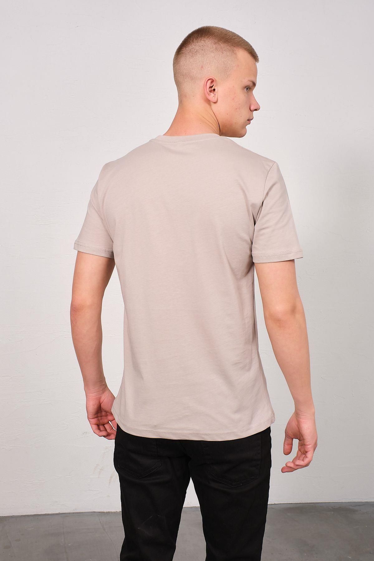 C&City-2-teiliges T-Shirt-Set mit Rundhalsausschnitt für Herren – 990 Grau/Schwarz, Regular Fit 7