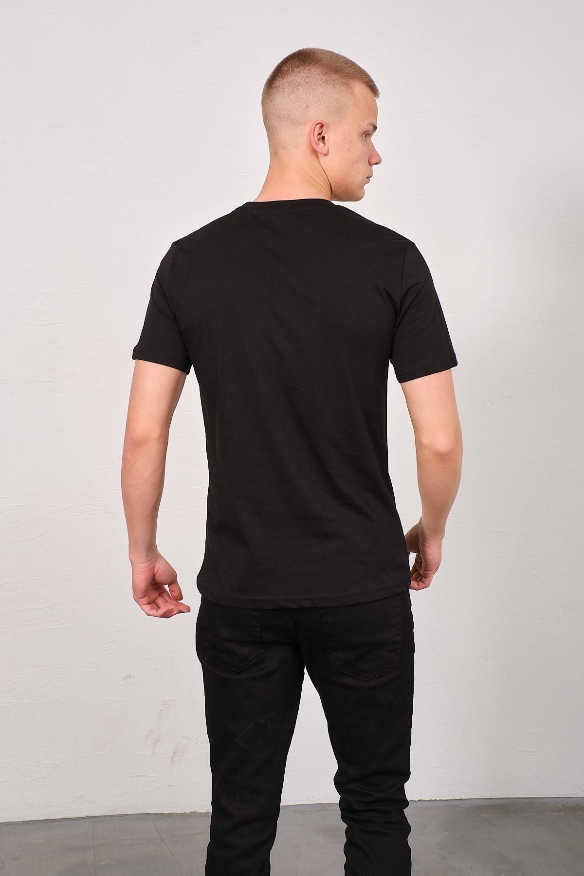 C&City-2-teiliges T-Shirt-Set mit Rundhalsausschnitt für Herren – 990 Grau/Schwarz, Regular Fit 8