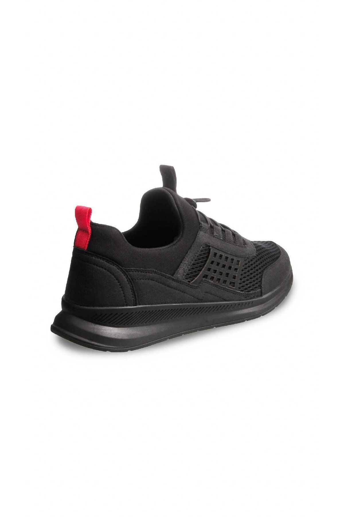 M.P.-Mp Smartflex Men's Smart Adjustable Lace-up Black-red Casual Shoes 3