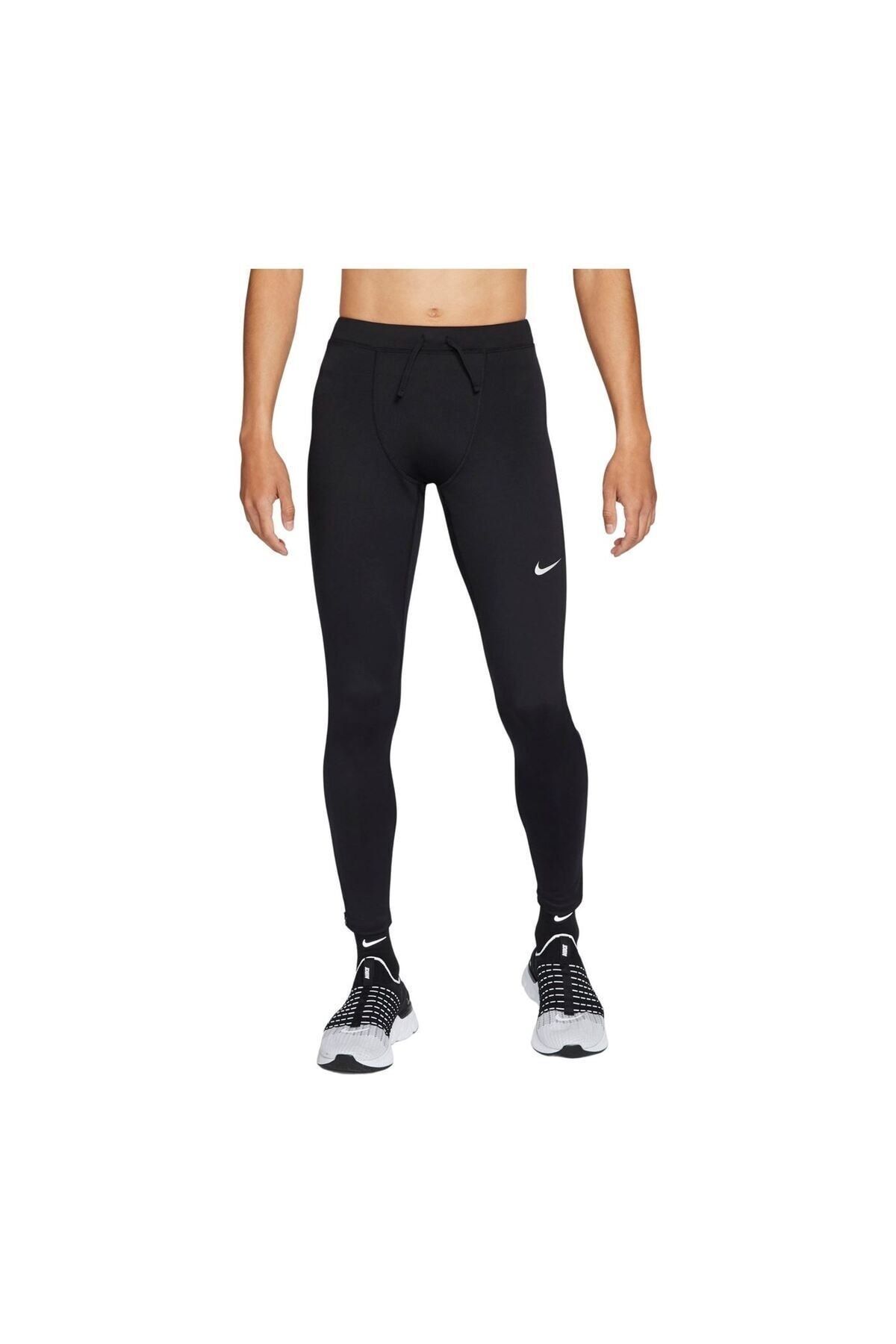 Nike Dri Fit Challenger Running Black Women s Tights Trendyol
