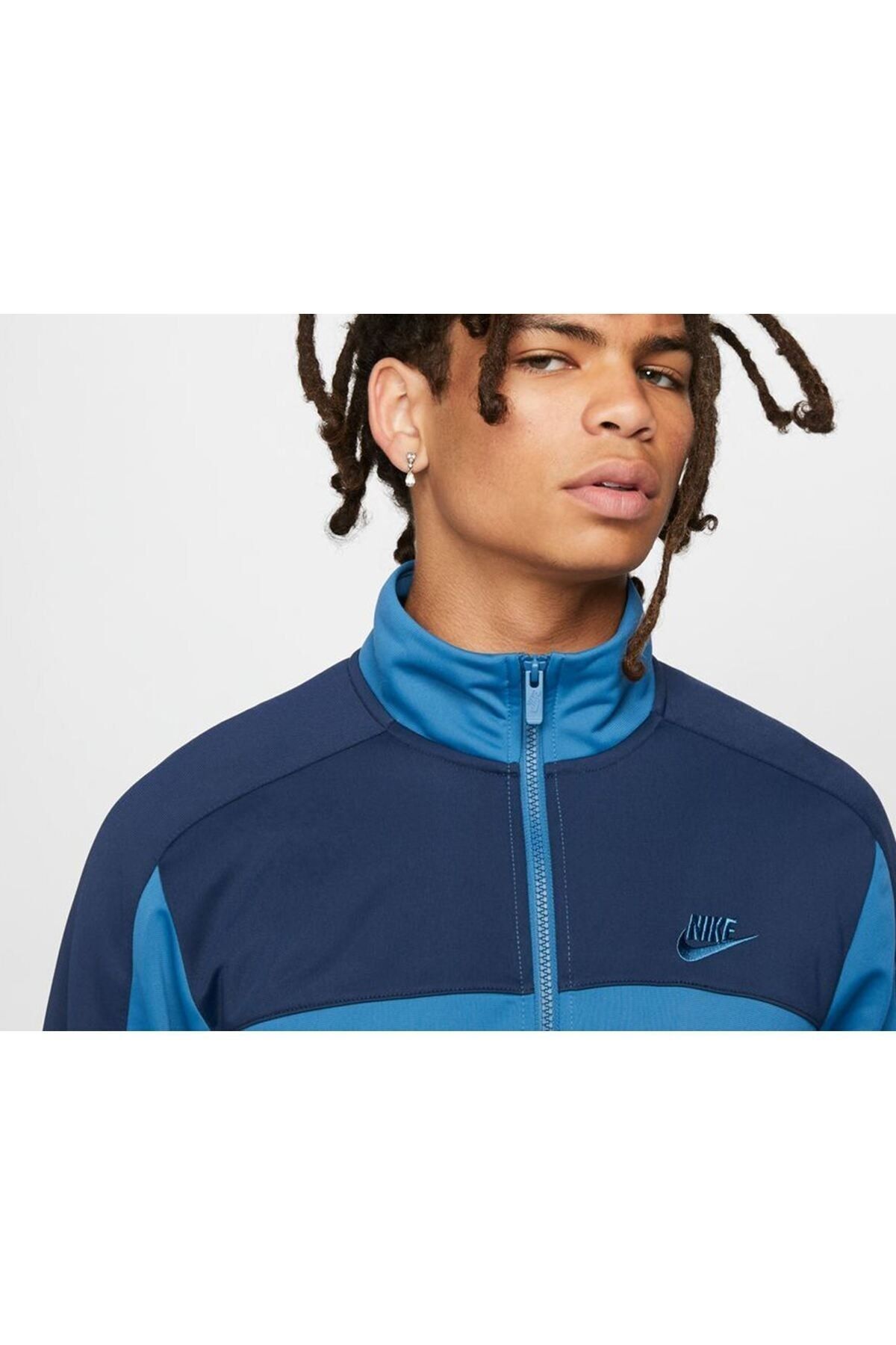 Nike M NSW SPE PK TRK SUIT Blue Men s Tracksuit Set Trendyol