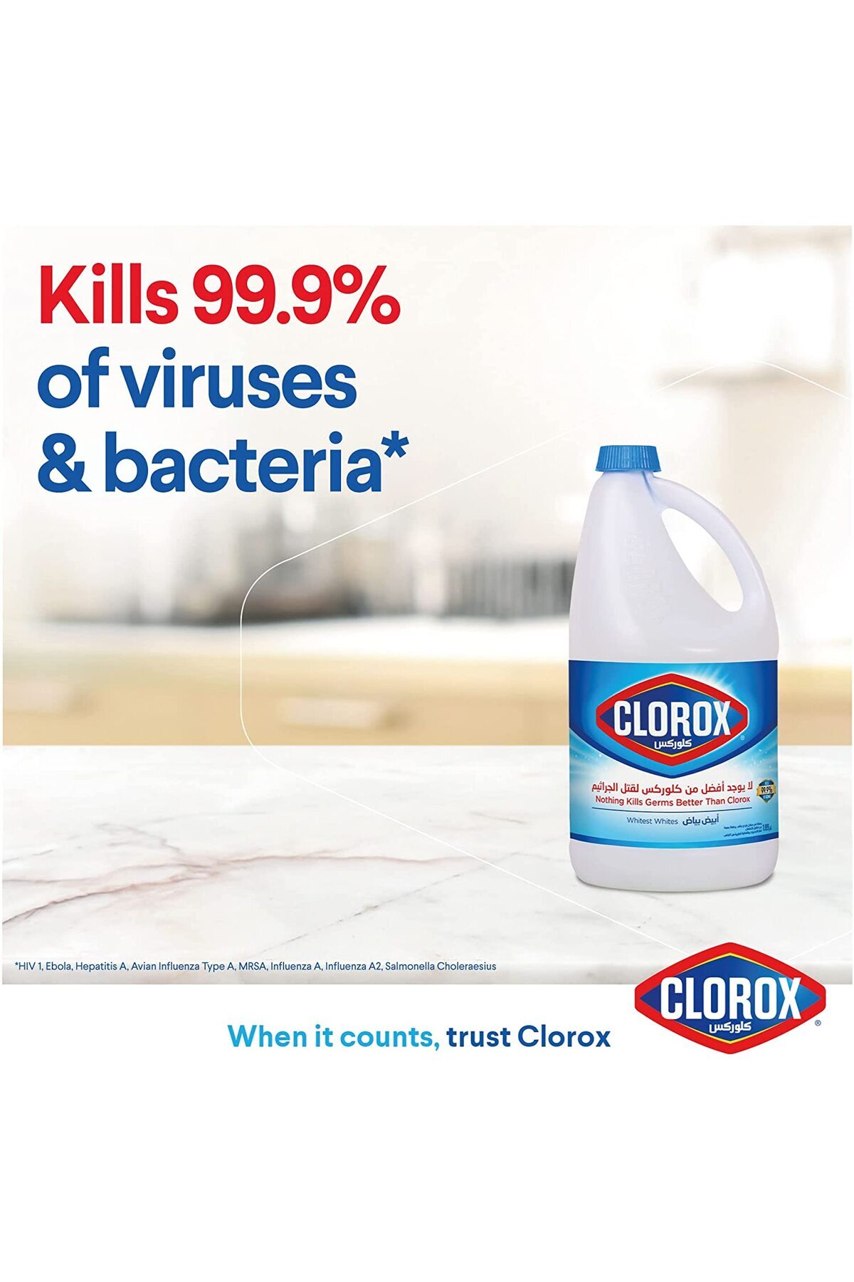 Clorox-Liquid BlEach Original 1.89Litres 6