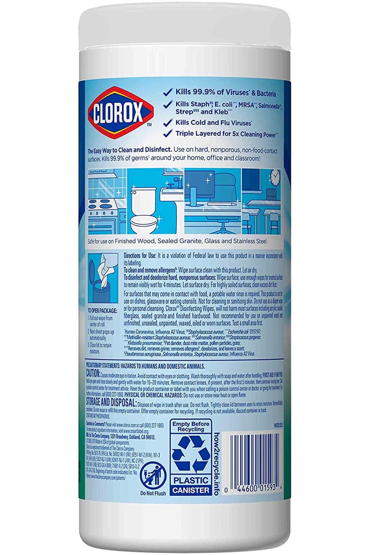 Clorox-Disinfecting Wipes Can- Fresh Scent, 35 count 2