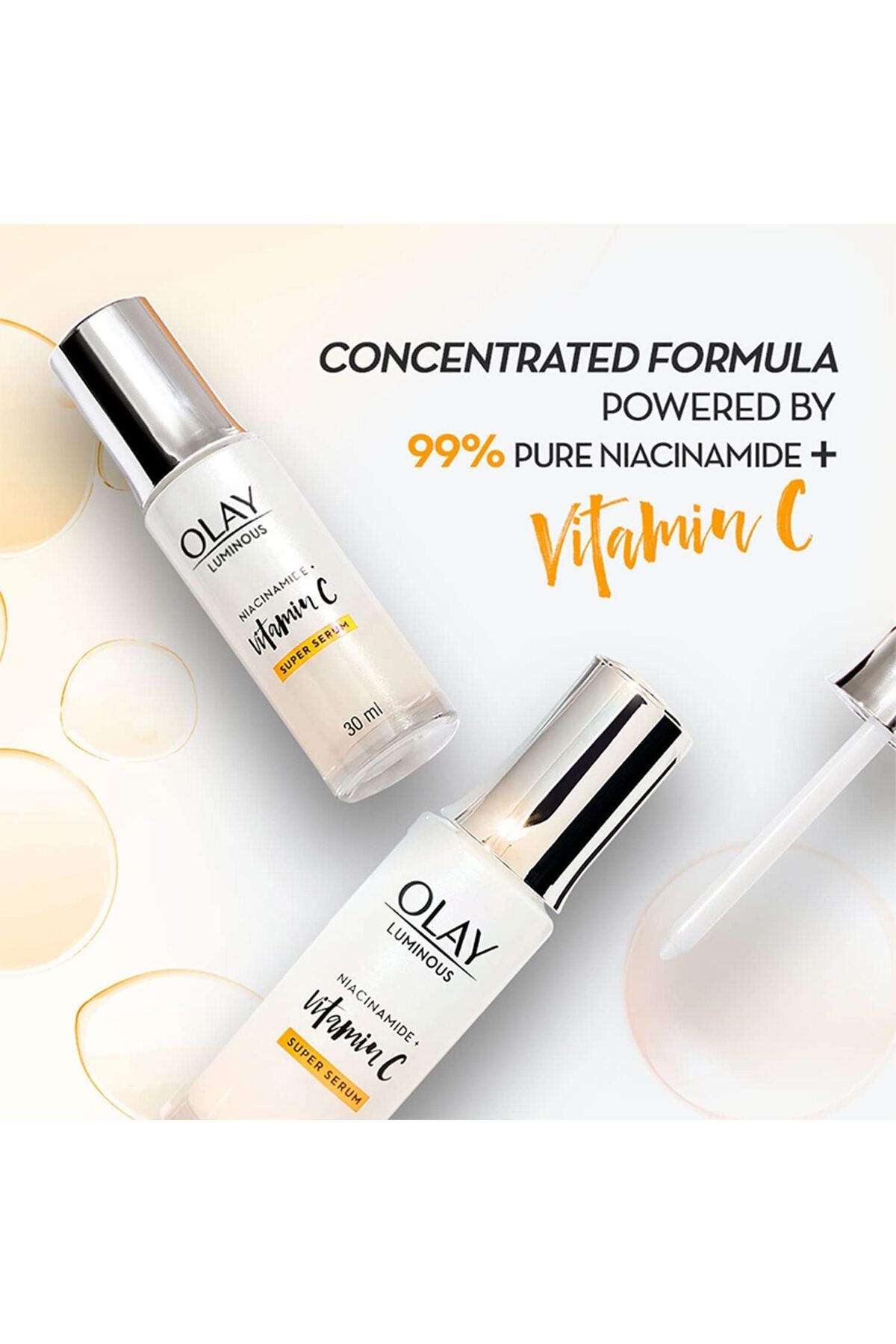 OLAY-Luminous serum with Niacinamide + Vitamin C for Even & Glowing skin 30ml 4