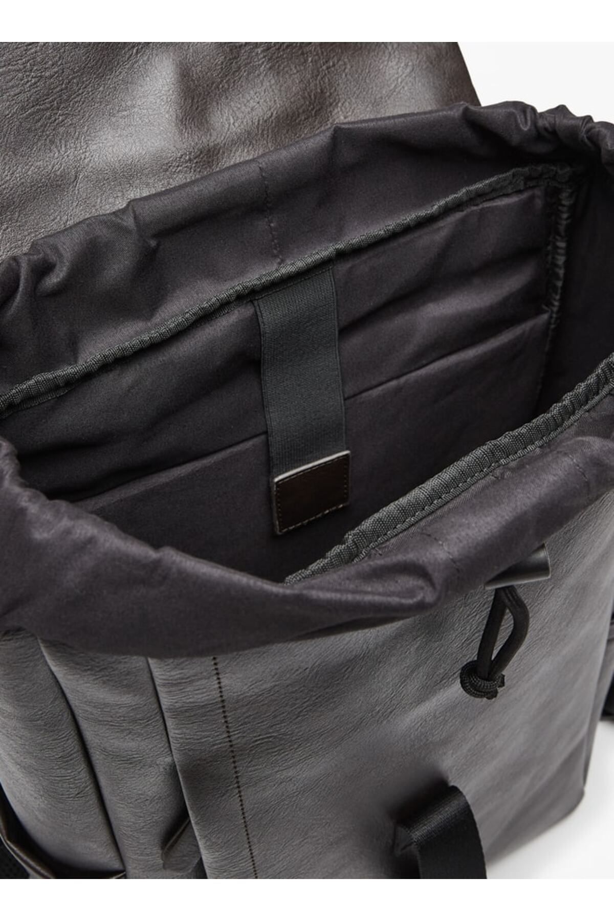 LBL by Shoexpress-Solid Drawstring Backpack with Adjustable Straps - 15x40x31 cm 5