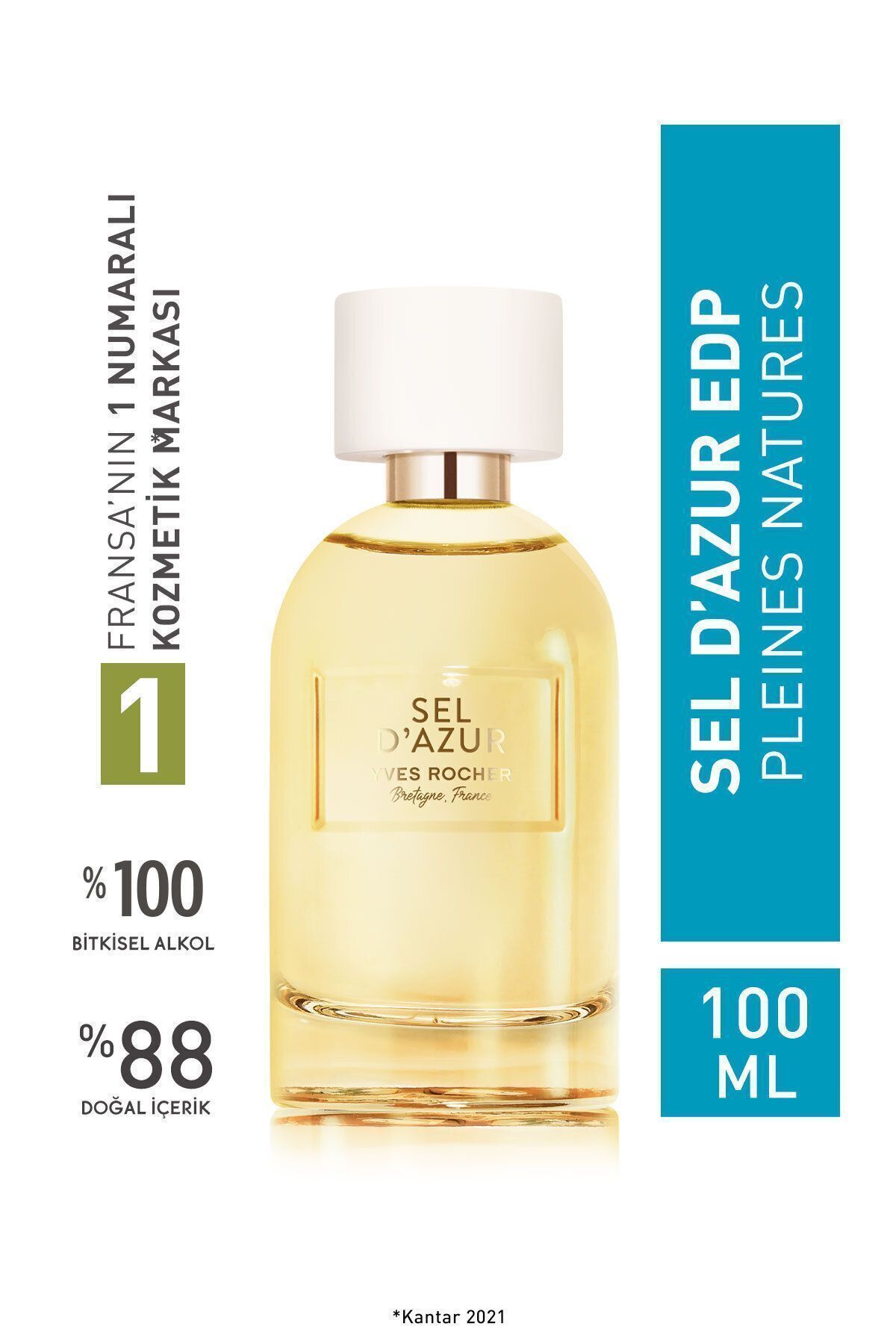 Yves Rocher ادکلن ادوپرفیوم Sel D Azur رایحه ای خنک و تازه 100میل