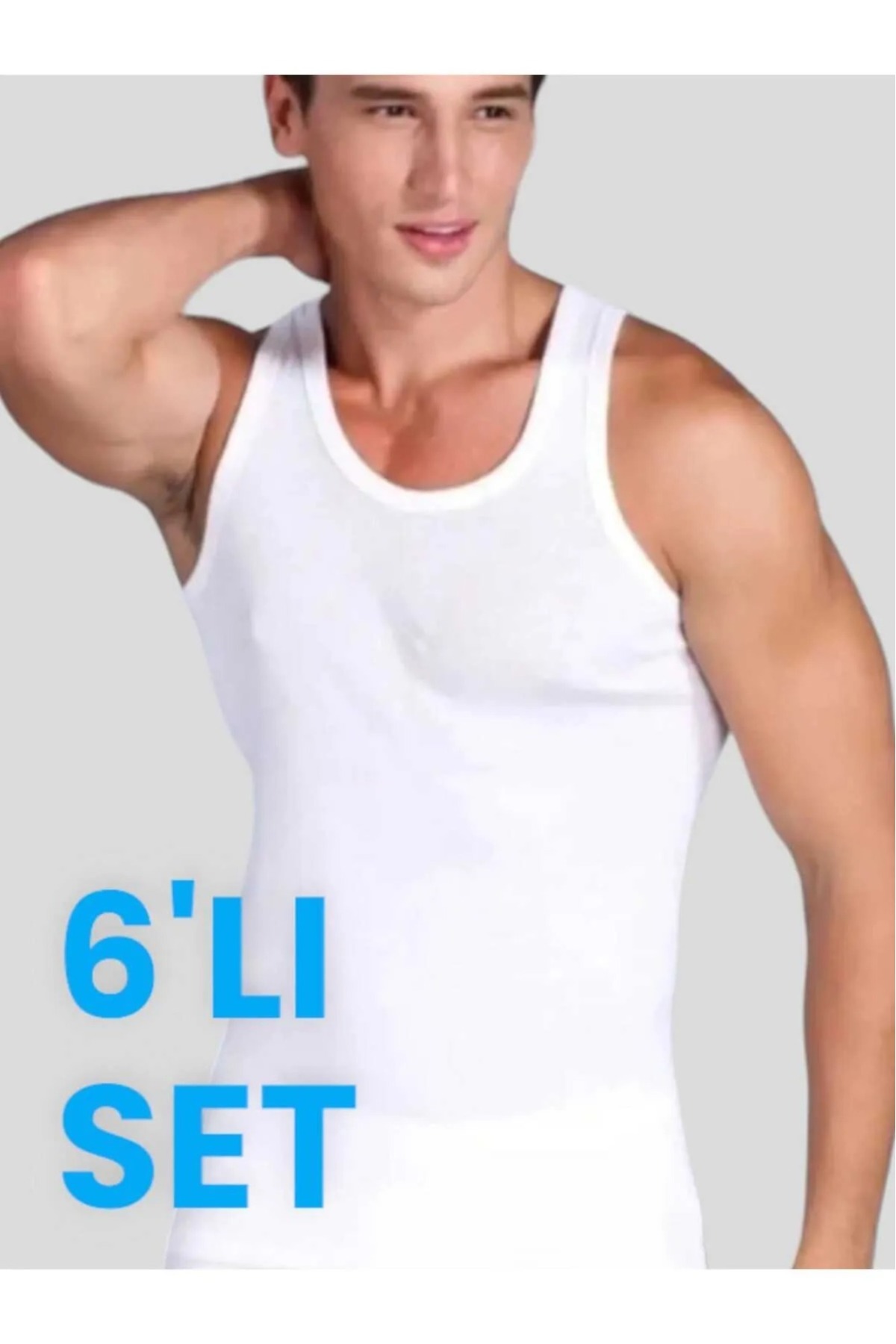 Uniquerrs-Men's Cotton Combed Undershirt 6 Pieces 6