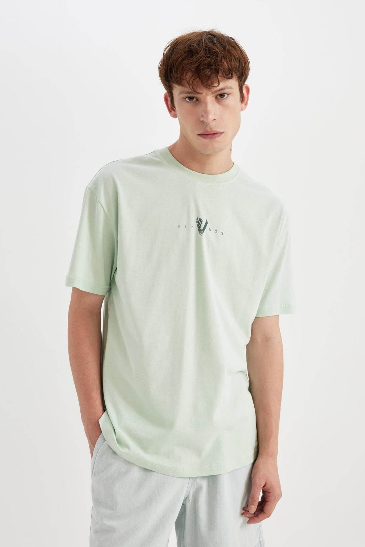 تی شرت مردانه دفاکتو | C5869AX24HS Defacto - Image 5