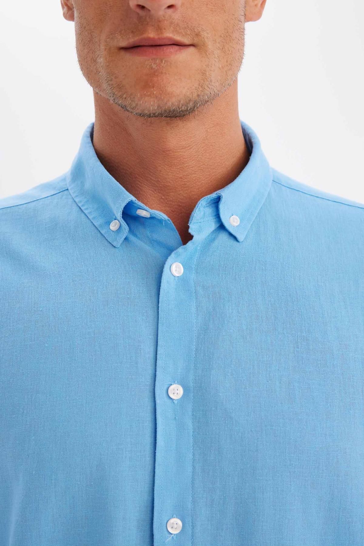 پیراهن مردانه دفاکتو | C1106AX24SM Defacto - Image 5