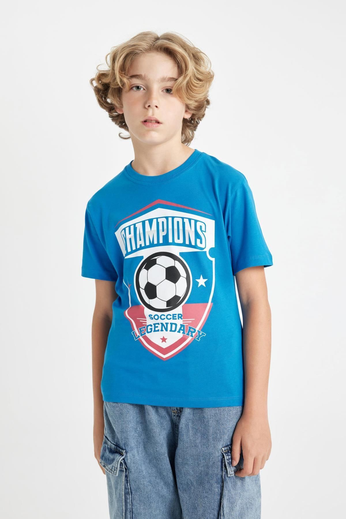 تی شرت پسرانه دفاکتو | C6498A824HS Defacto - Image 5