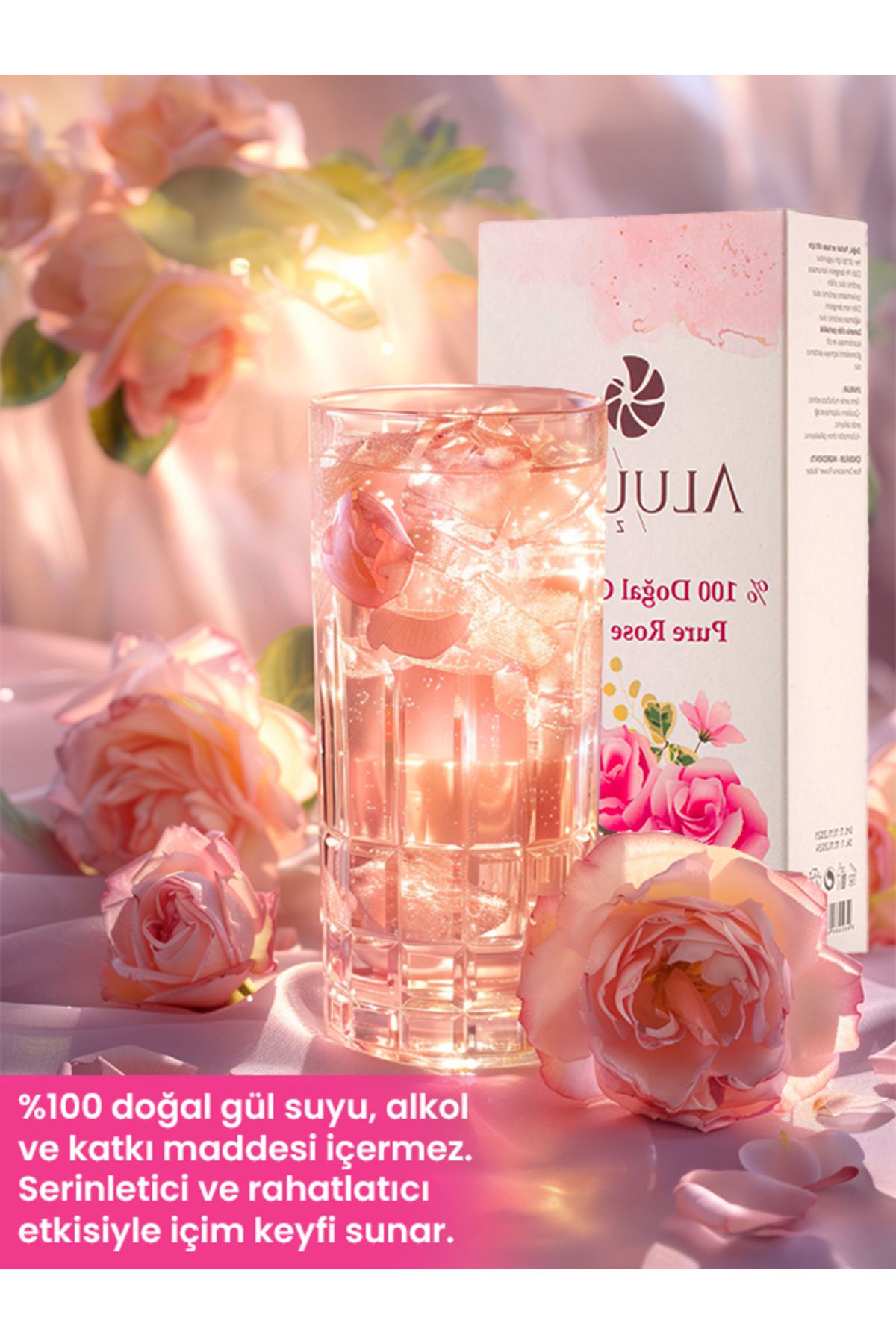 گلاب طبیعی 200 میلی لیتر ALUULA Zawira