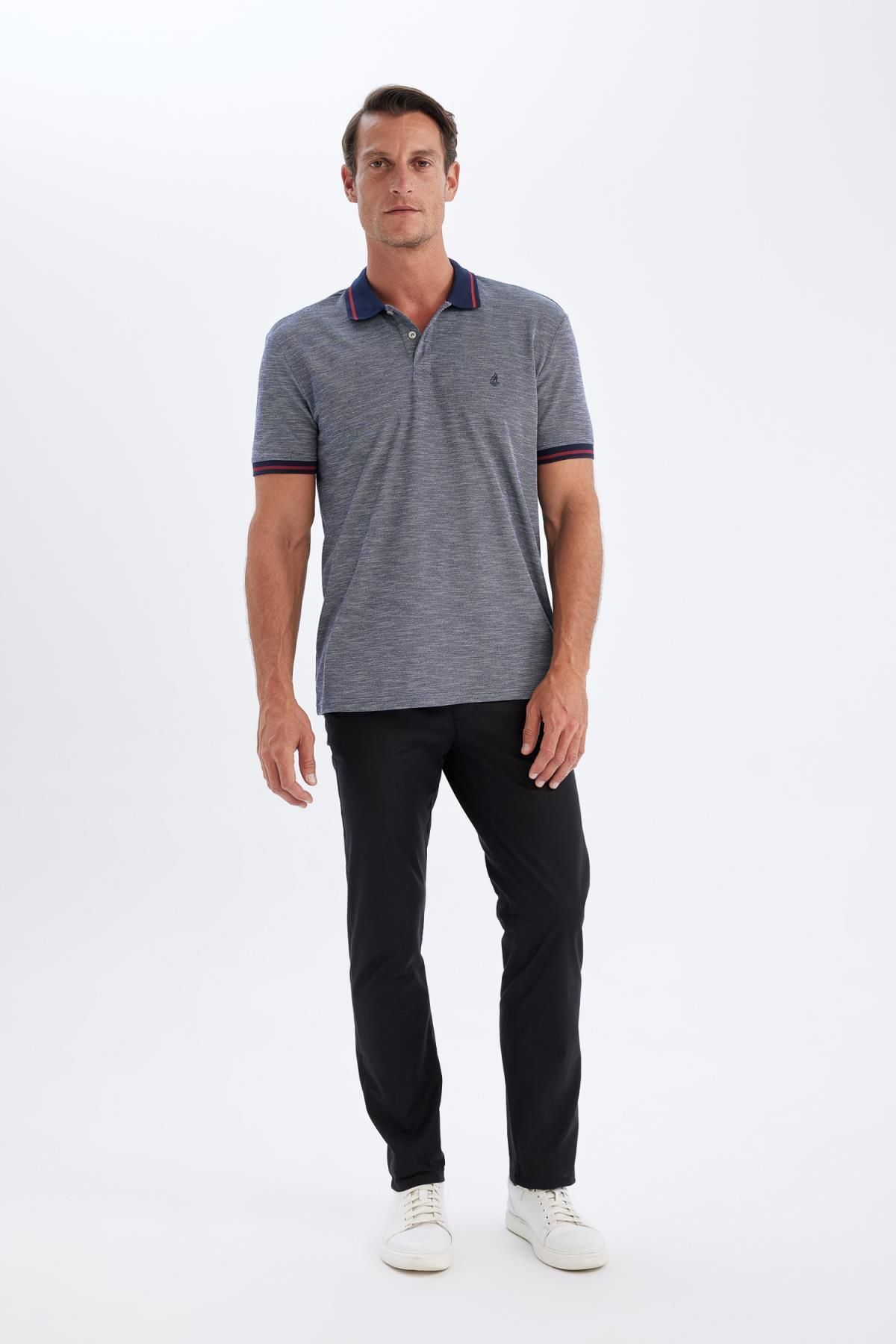 تی شرت مردانه دفاکتو | C6006AX24SM Defacto - Image 2