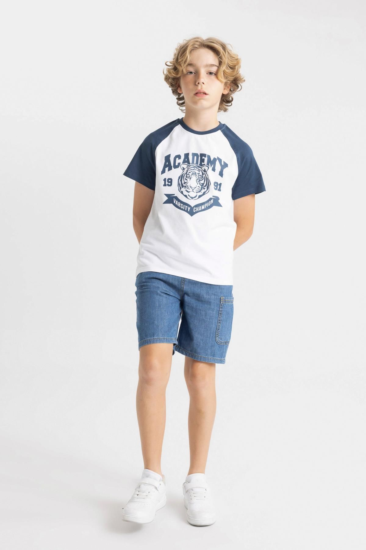 تی شرت پسرانه دفاکتو | C4693A824HS Defacto