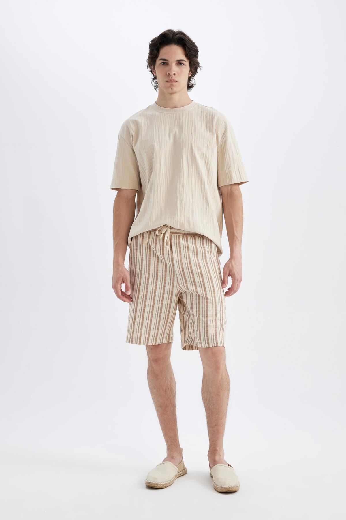 شلوارک مردانه دفاکتو | D4505AX24HS Defacto - Image 2