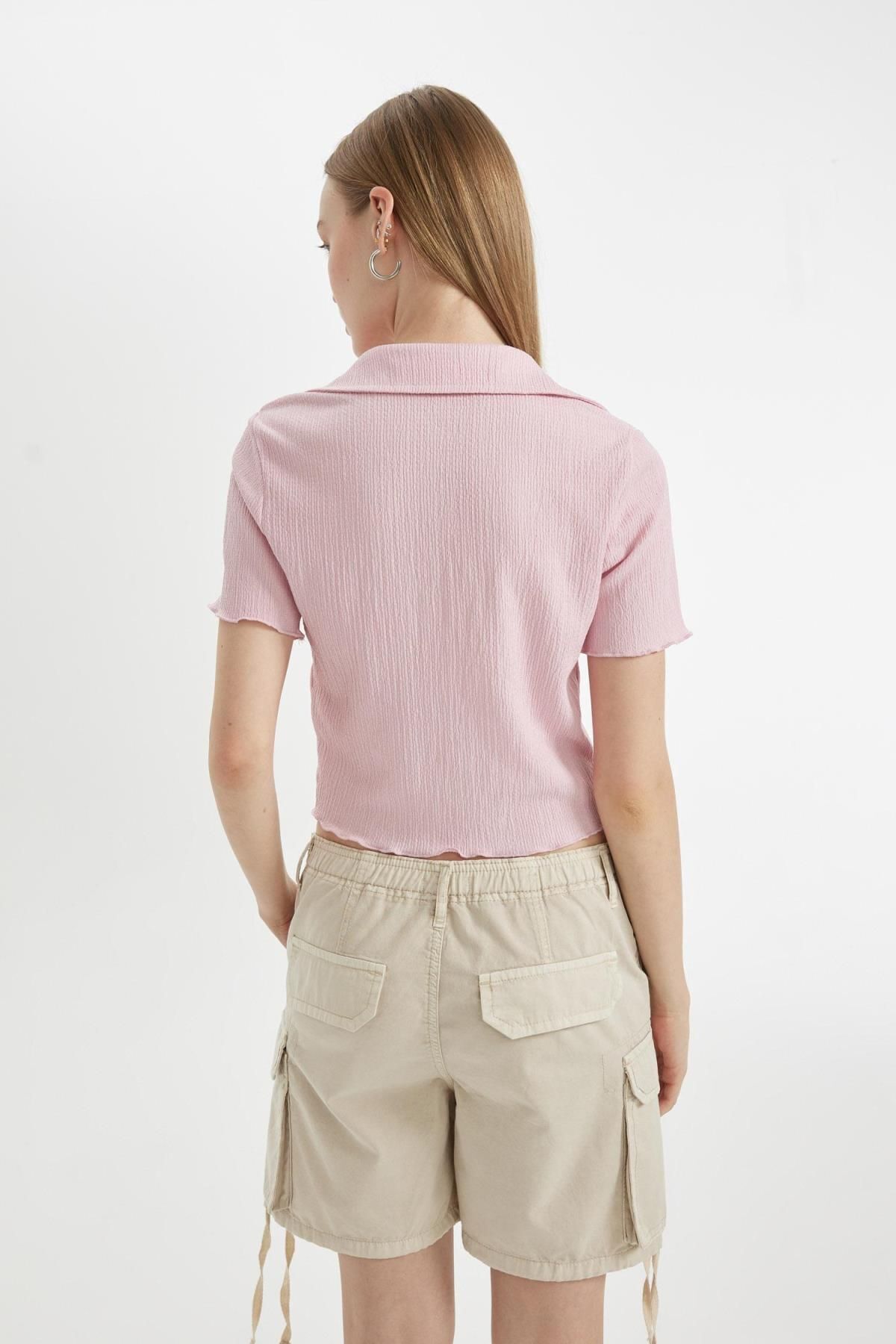 شومیز زنانه دفاکتو | D4520AX24HS Defacto - Image 5