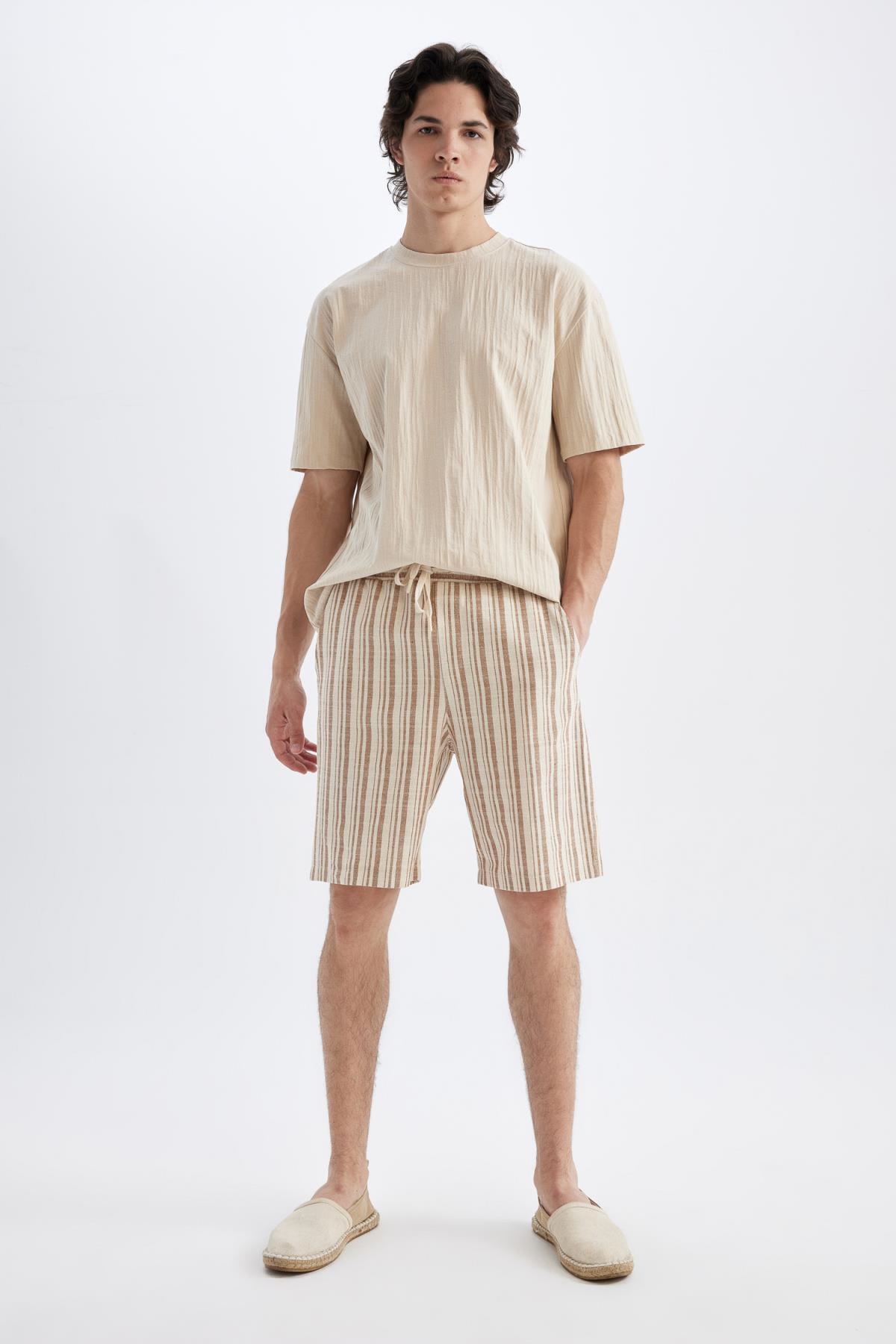 شلوارک مردانه دفاکتو | D4505AX24HS Defacto - Image 3