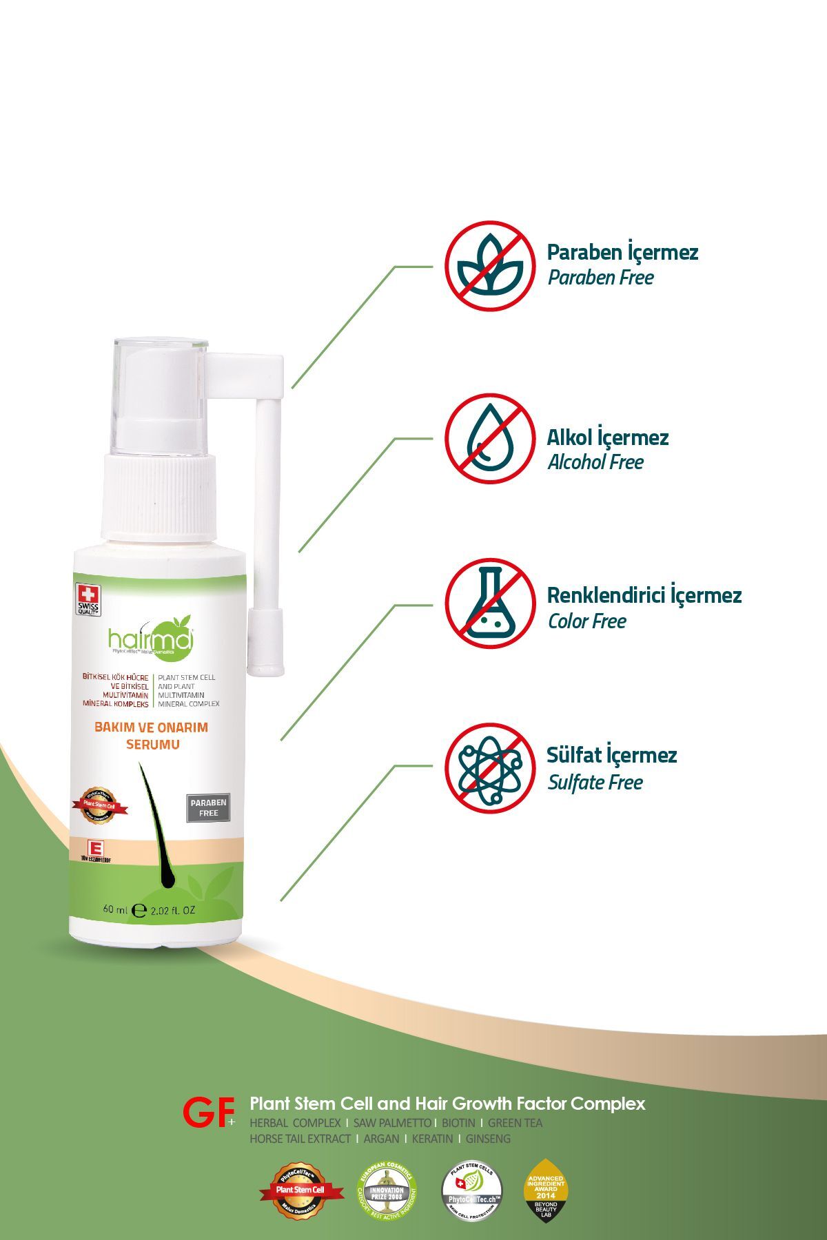 Saç Bakım Ve Onarım Serumu 60 ml — 8681749199945 — تصویر 3 از 5