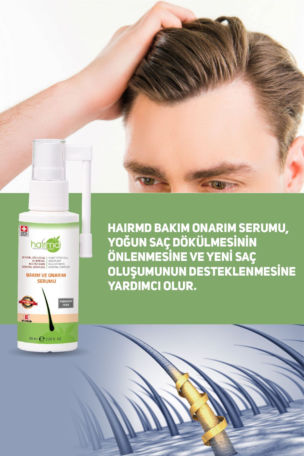 Saç Bakım Ve Onarım Serumu 60 ml — 8681749199945 — تصویر 5 از 5