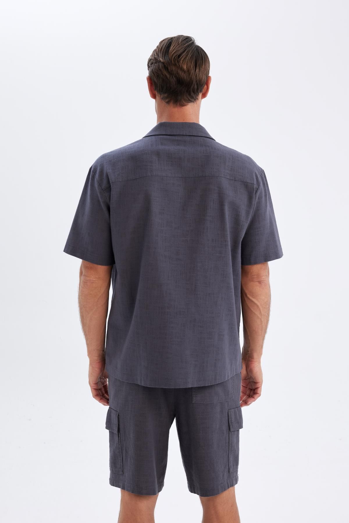 پیراهن مردانه دفاکتو | D4540AX24SM Defacto - Image 6